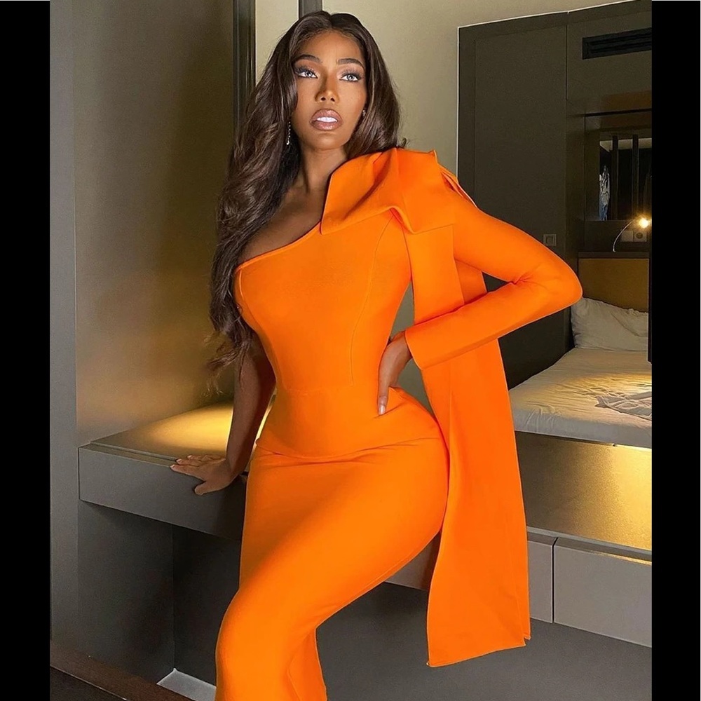 Sexy body con thick bandage dress figure shaping fit small bnwt
